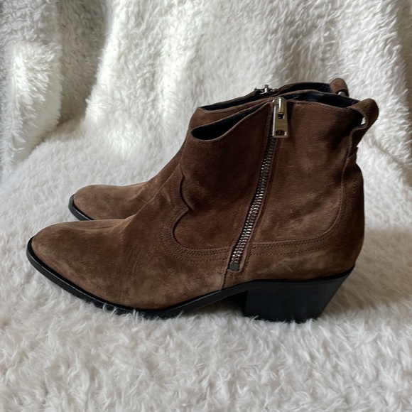 Allsaints Carlotta western bootie 40 tan brown - Picture 3 of 12